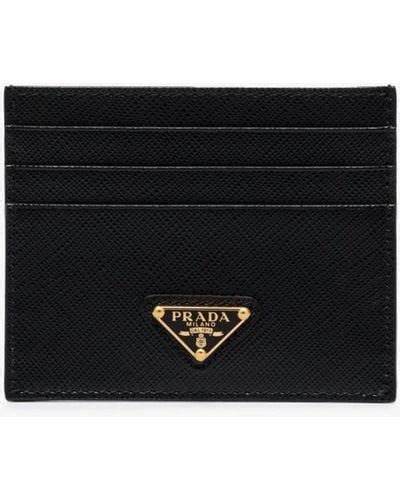 black prada wallet womens|prada nylon cardholders.